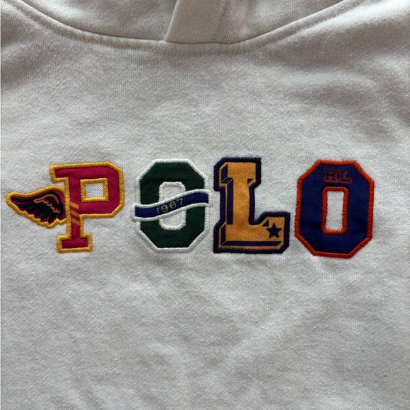 Polo Ralph Lauren Logo Fleece Hooded Dress size 4 / 4T - Picture 4 of 5